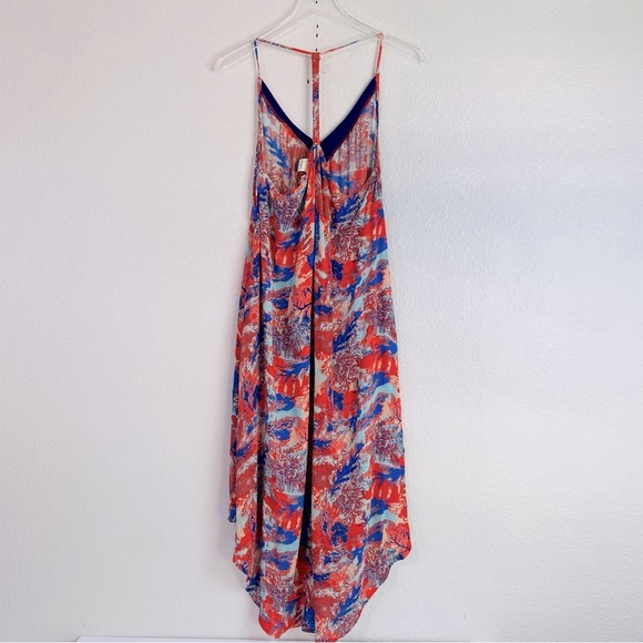 Roxy Crinkle Cotton T Back Beach Dress Size M - Picture 5 of 12